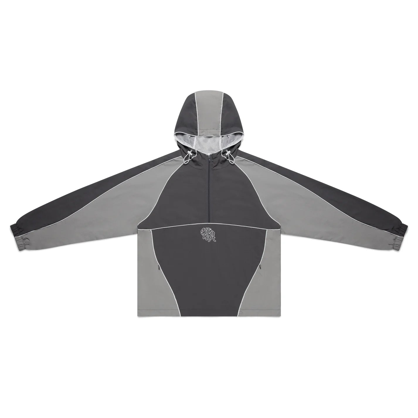 Mertra Nylon Track Jacket - (GREY)