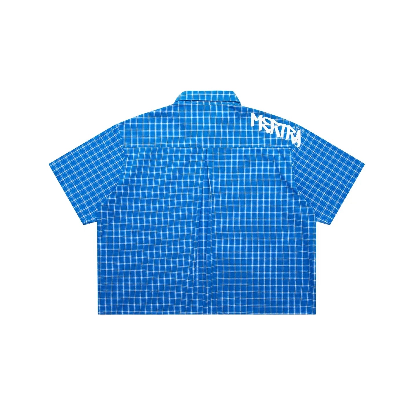 MERTRA Plaid Shirt Lapis