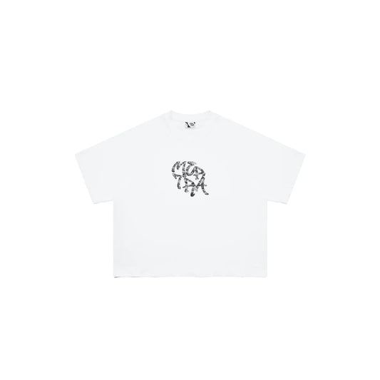Mertra Glitch Tee - (WHITE)