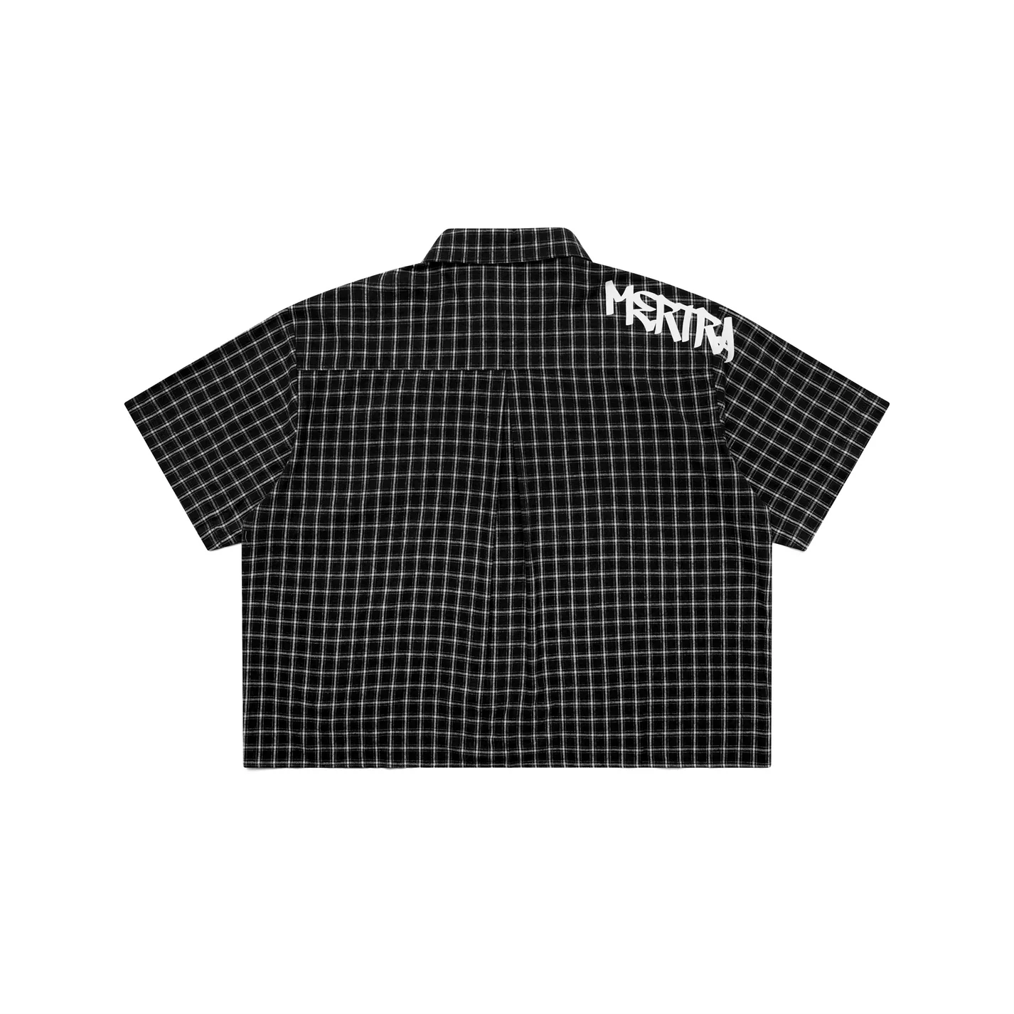 Mertra Plaid Shirt - (BLACK)