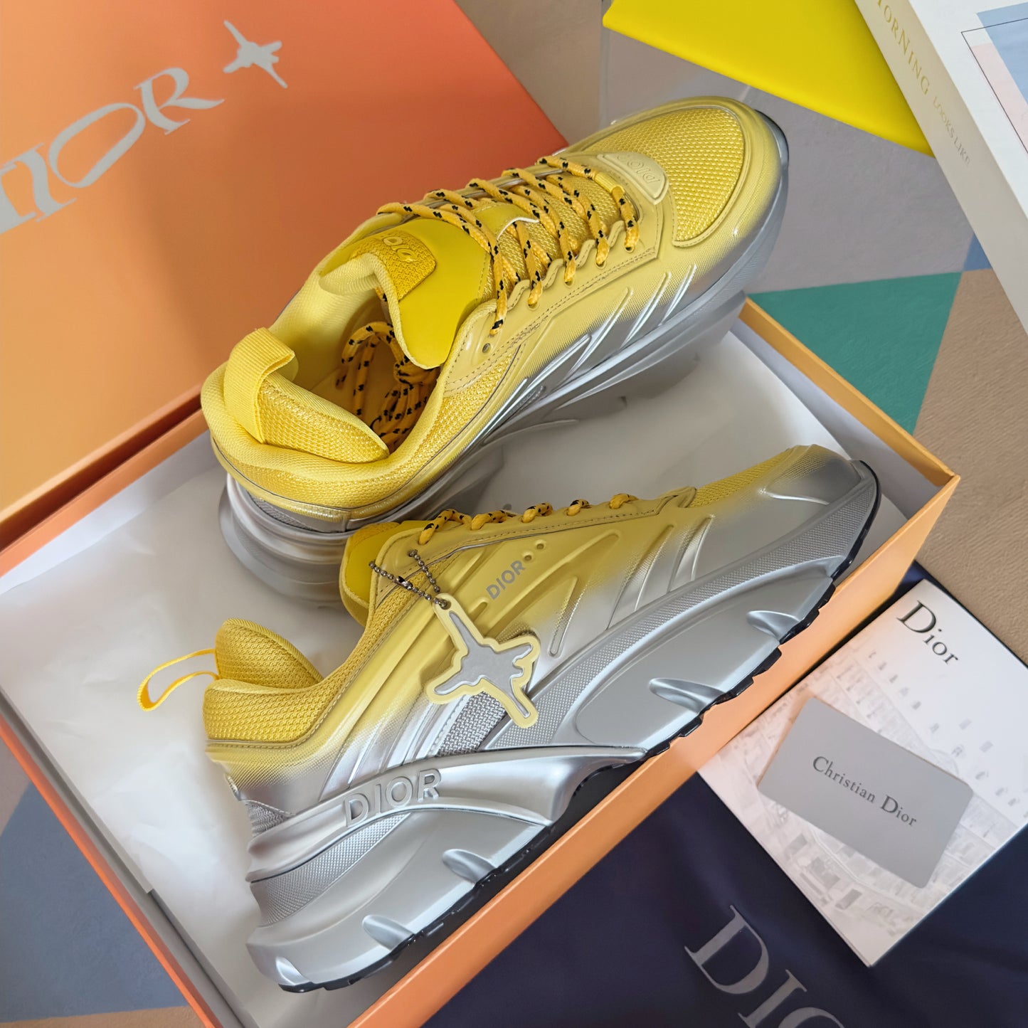 Dior x Lewis Hamilton B44 Yellow Grey