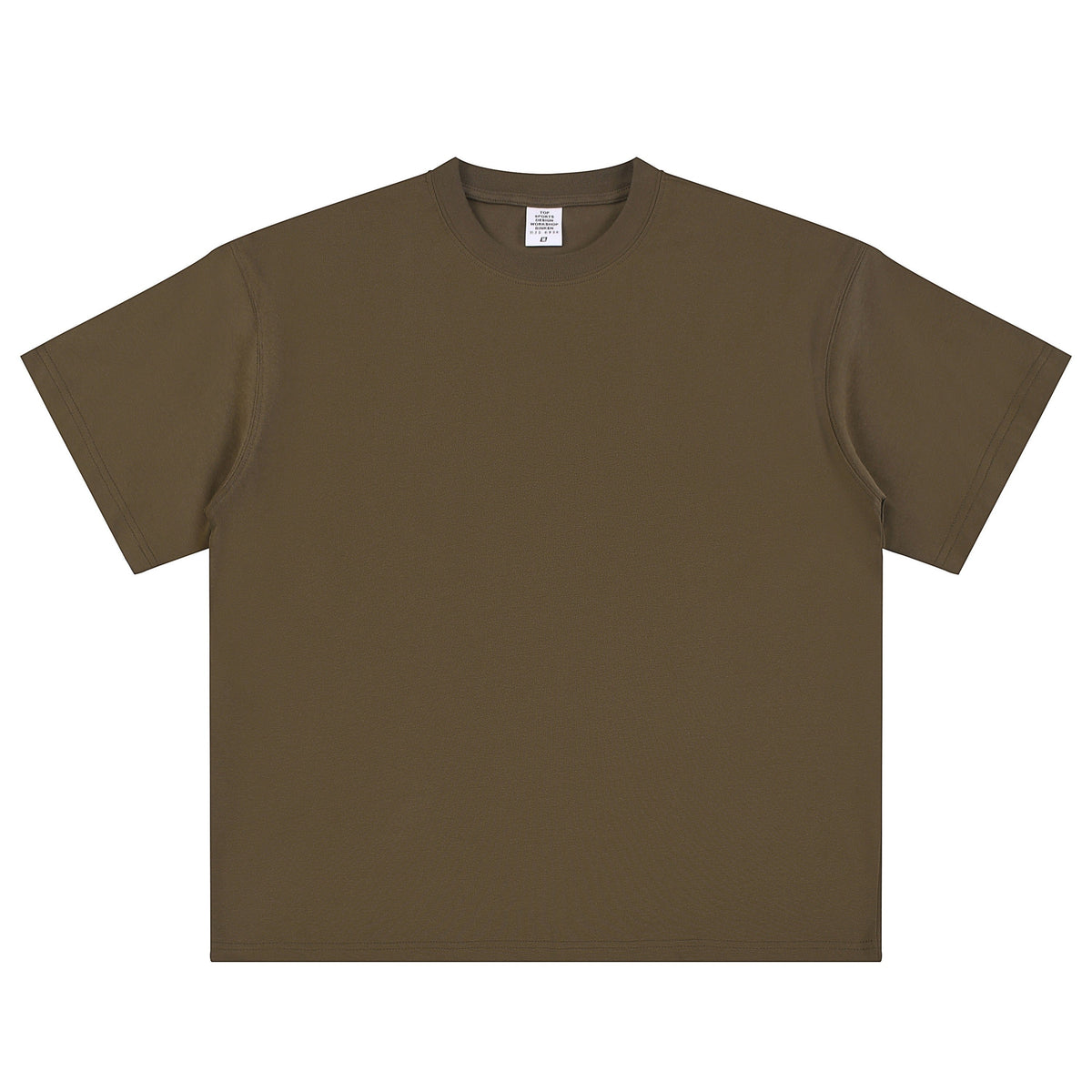 21Dripzz Essential Oversized Tee – Brown