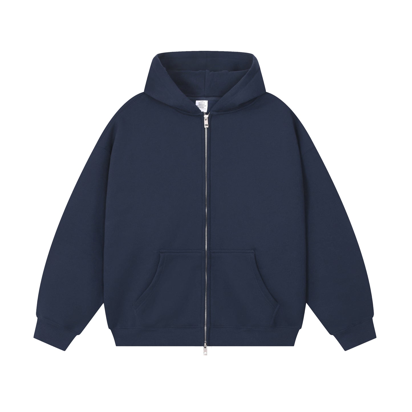 21Dripzz Essential Zip Hoodie - Navy
