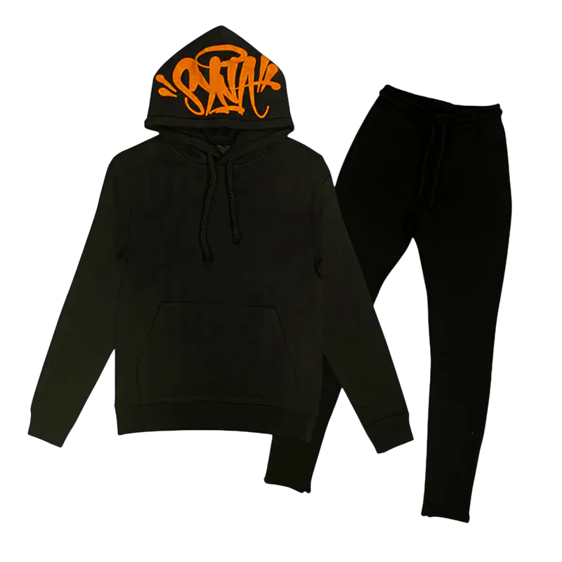 Syna World Tracksuit Black/Orange