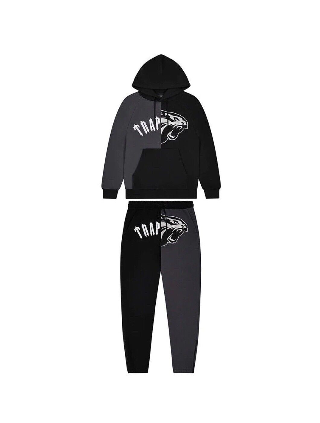 Trapstar Shooters Arch Hoodie Tracksuit - (BLACK)