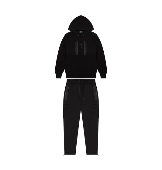 Trapstar Irongate T Tech Zip Tracksuit - (BLACK)