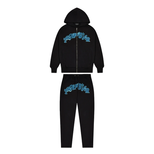 Trapstar Wildcard Tracksuit - (BLACK/TEAL)