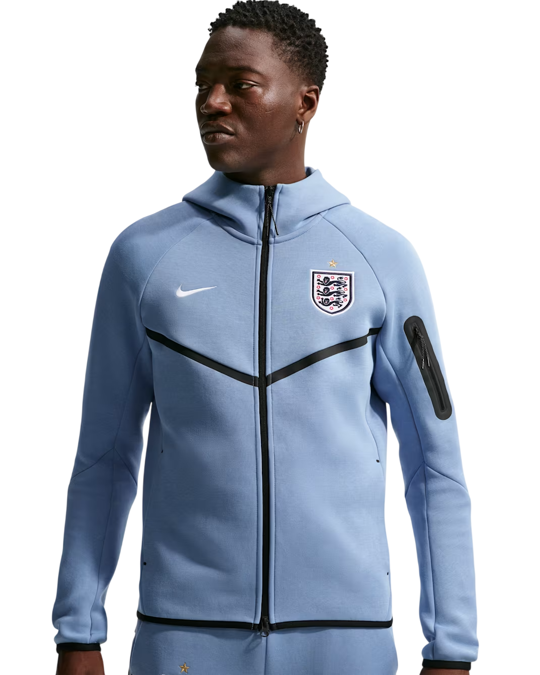 Nike Tech Fleece England Zip Hoodie - (BLUE)