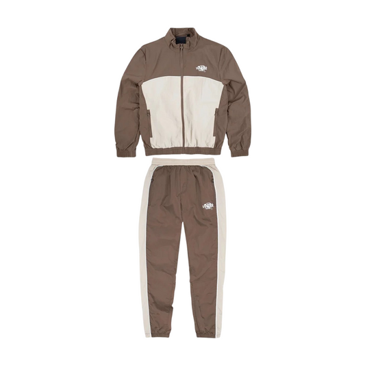 Syna World Shellsuit - (BROWN/CREAM)
