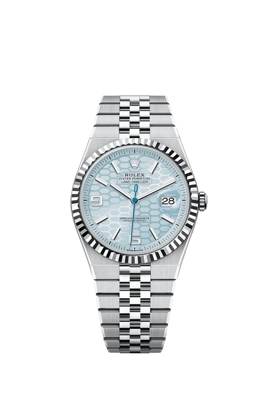 RoIex Land-Dweller 40 Platinum Ice-Blue
