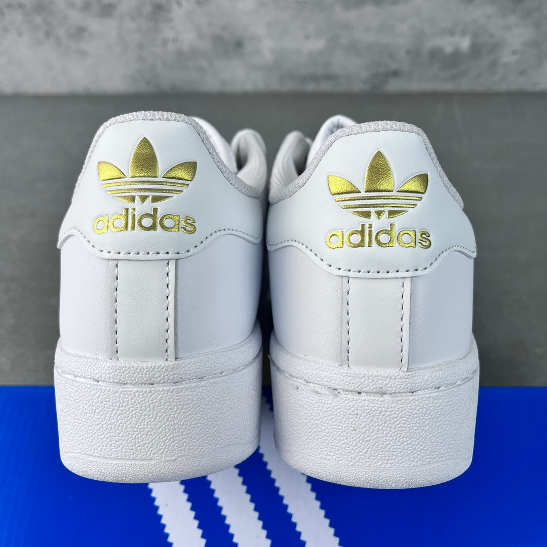Adidas Superstar XLG White Gold Metallic