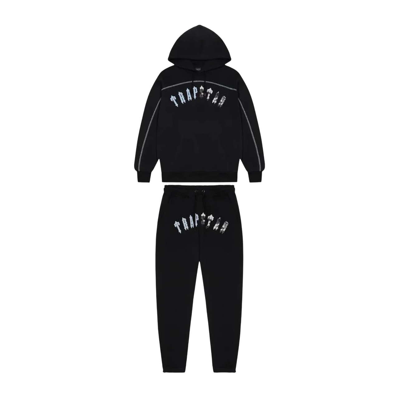 Trapstar Irongate Arch Camo Tracksuit Black/Blue