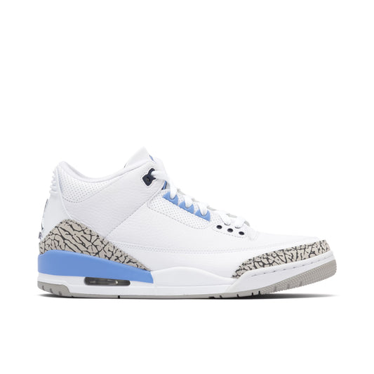 Jordan 3 Retro UNC White