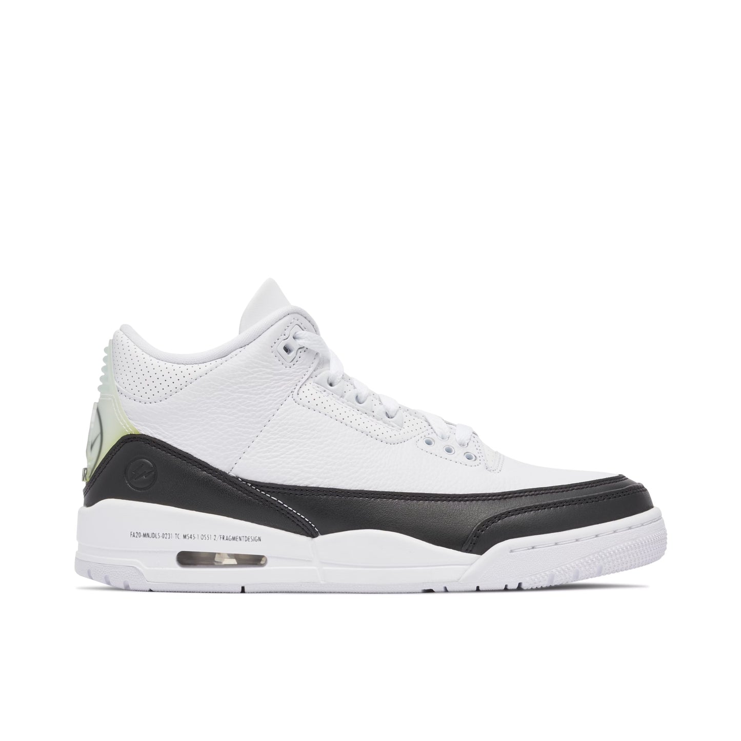 Jordan 3 Retro x Fragment White Black