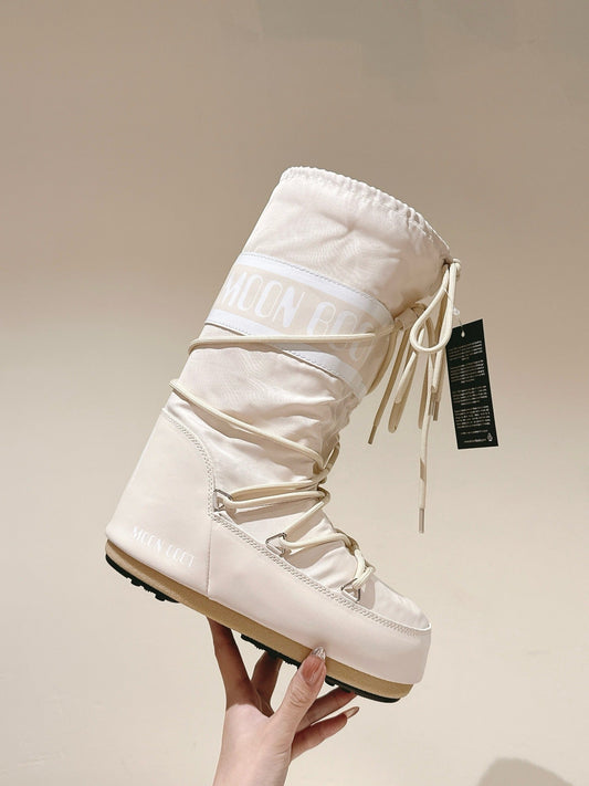 Moon Boot Icon Tall Cream White