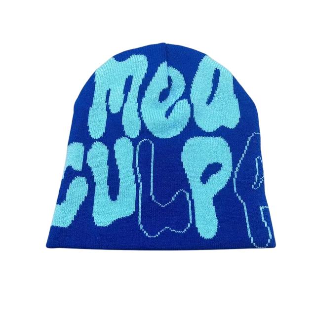 Mea Culpa Beanie - (NAVY BLUE)