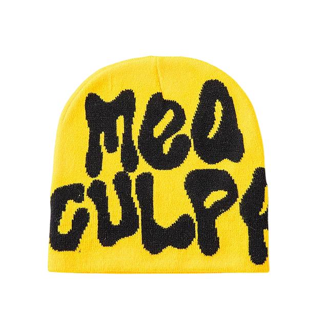 Mea Culpa Beanie - (YELLOW/BLACK)