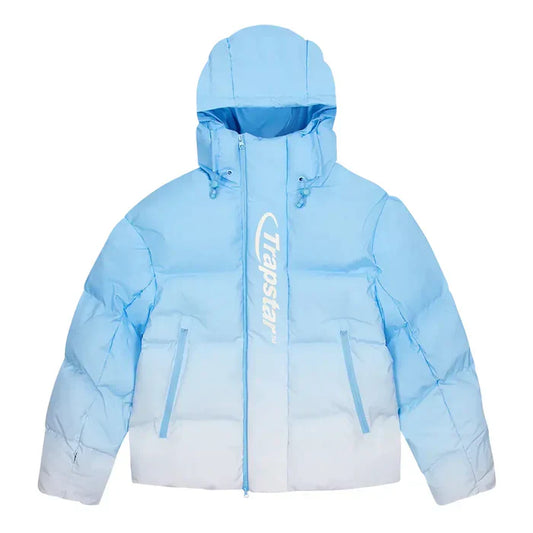 Trapstar Hyperdrive Technical Puffer Jacket Blue Gradient