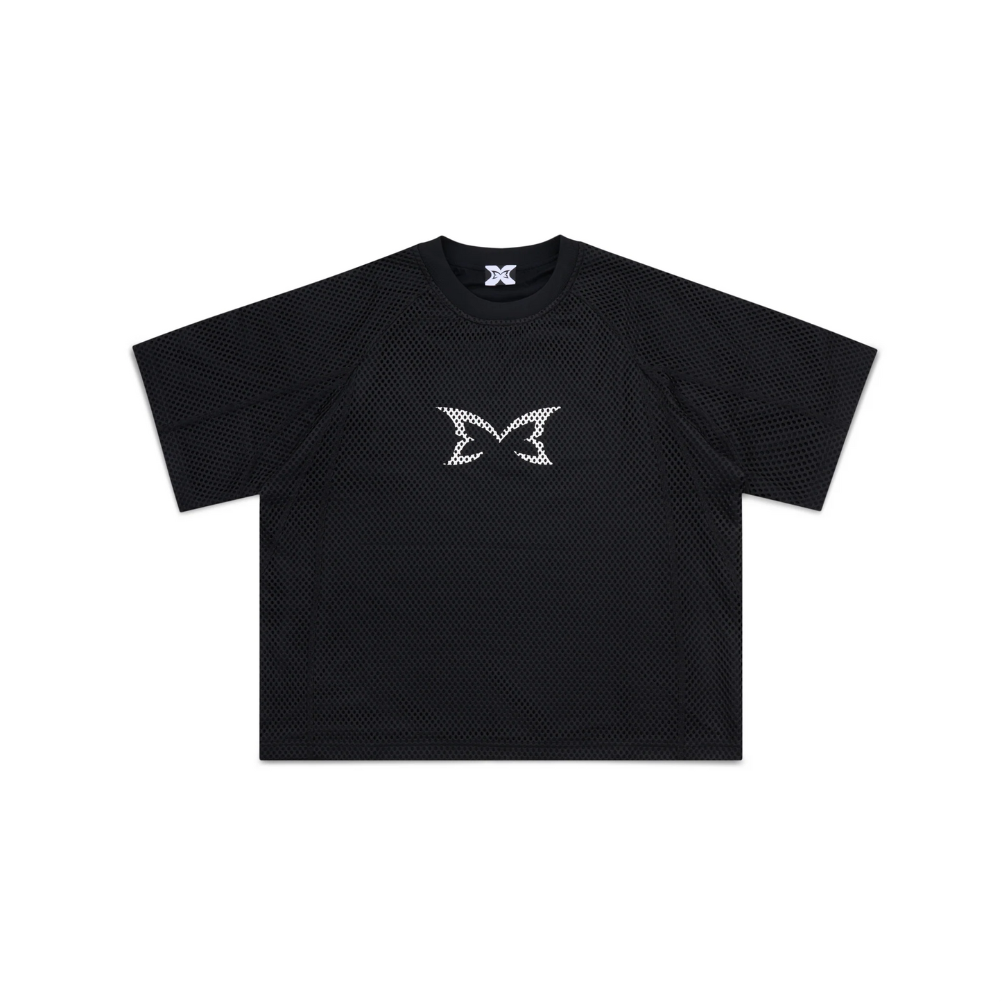 Mertra Layered Mesh Jersey - (BLACK)