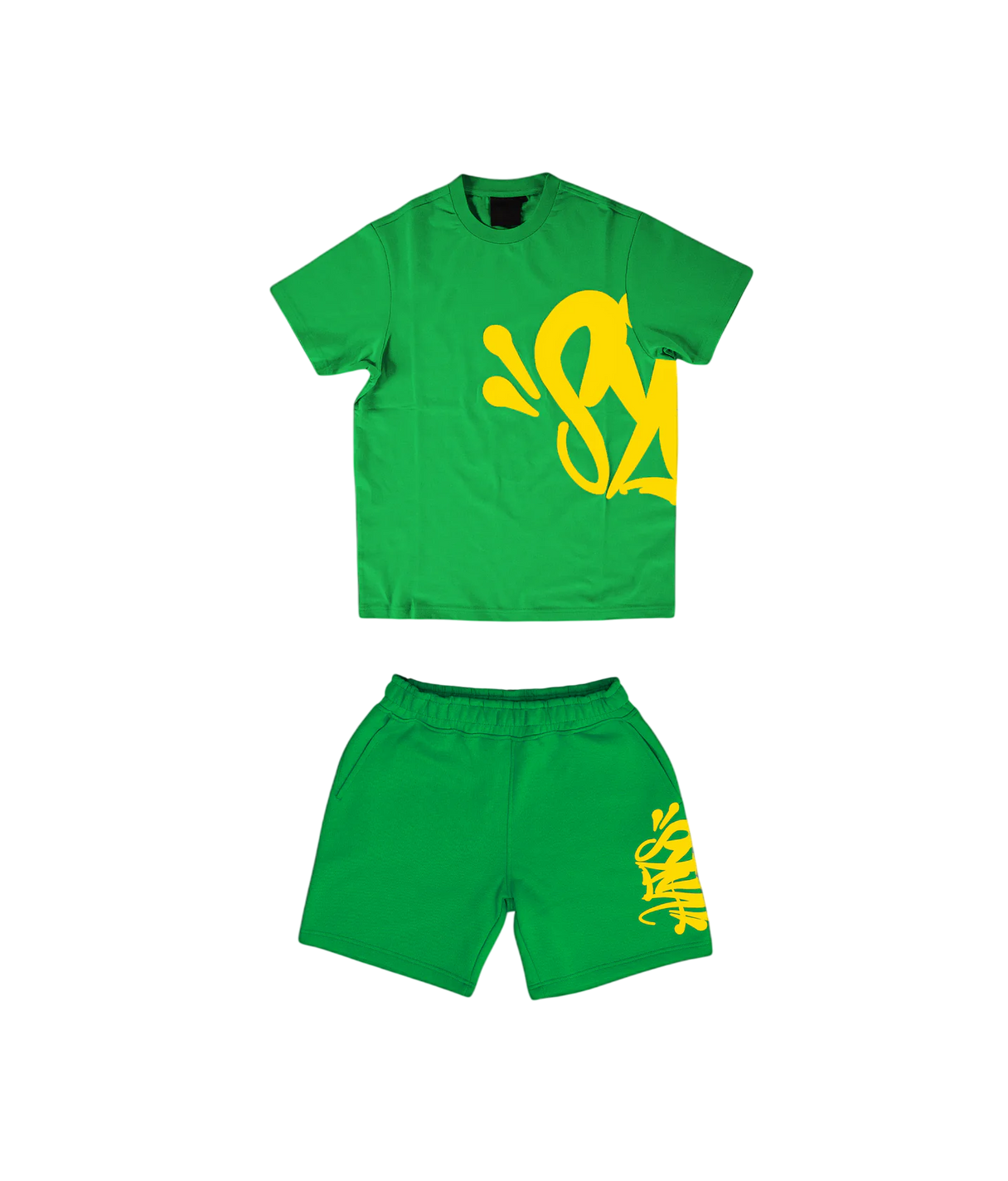 Syna World Short Set Twinset - (GREEN/YELLOW)