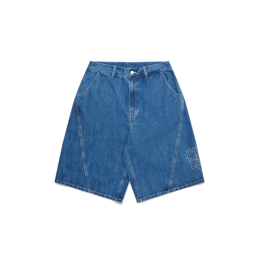 Mertra Bigstep Denim Shorts - (BLUE)