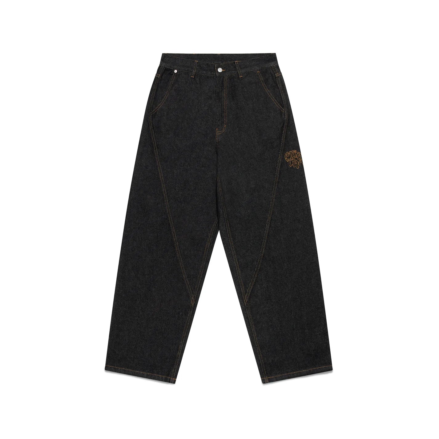 Mertra Bigstep Denim Jeans - (BLACK)