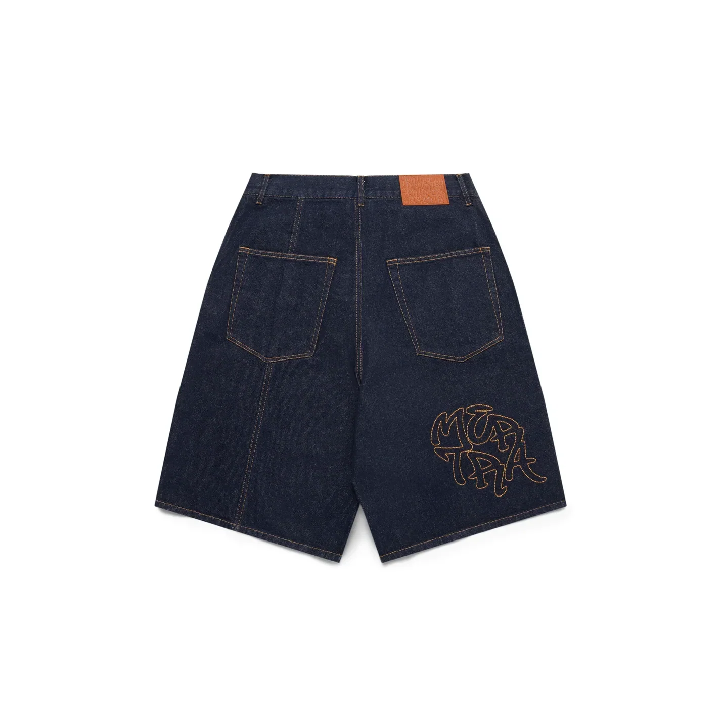 MERTRA Bigstep Denim Shorts Black