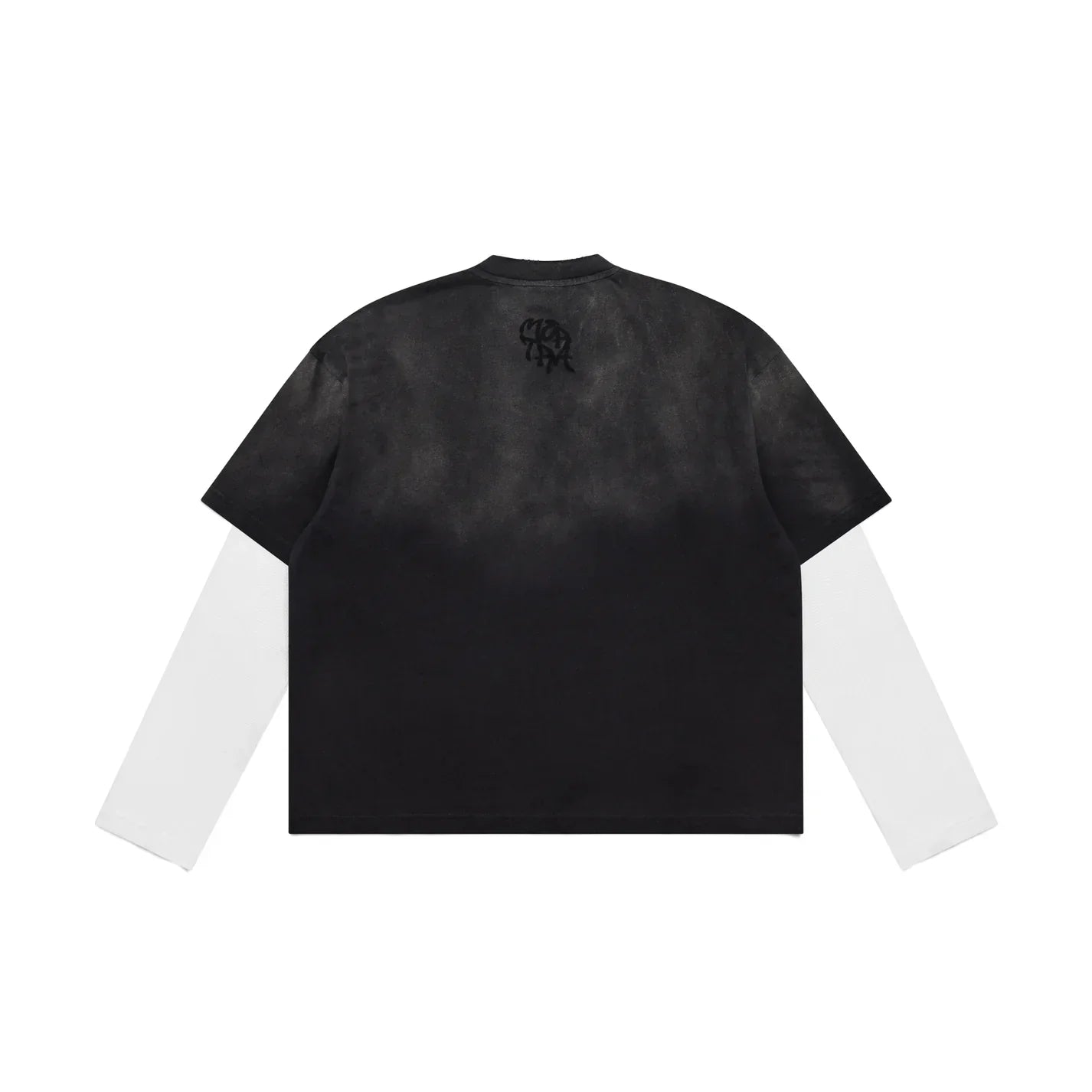 MERTRA Washed Longsleeve Black/White