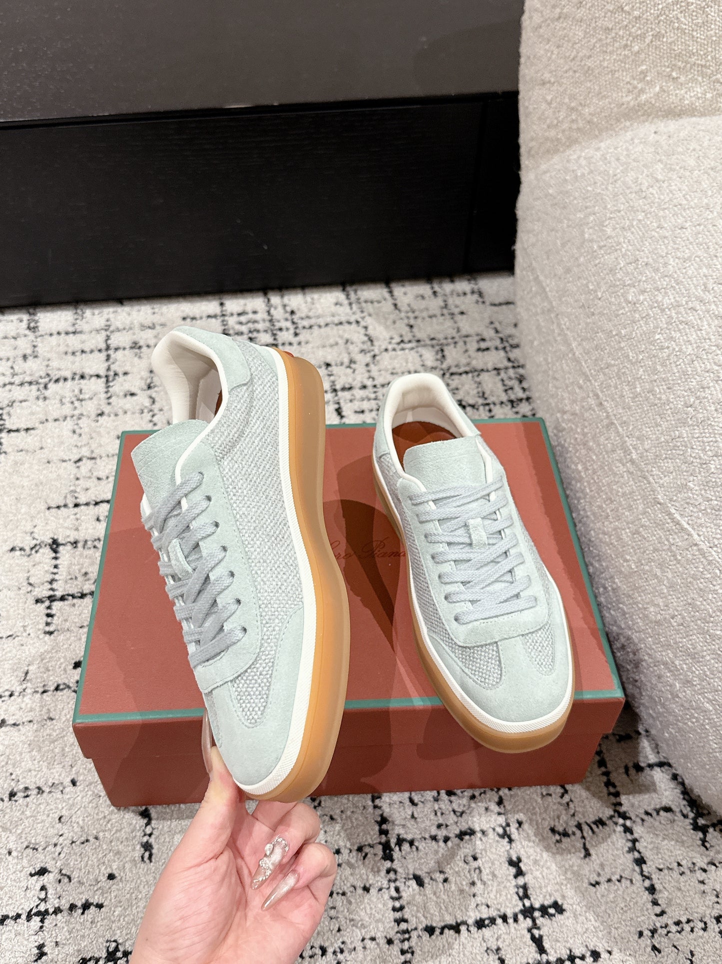 Loro Piana Tennis Walk Denim Light Mint