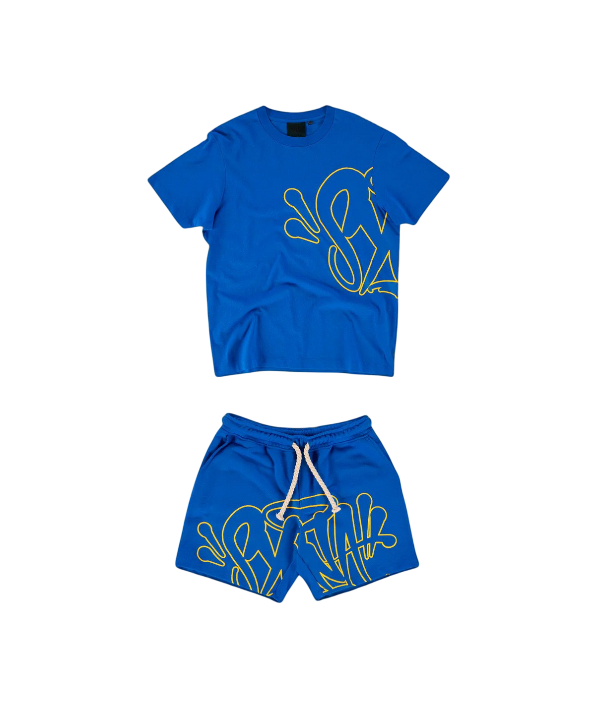 Syna World Short Set - (NAVY BLUE/YELLOW) EXCLUSIVITY 21DRIPZZ